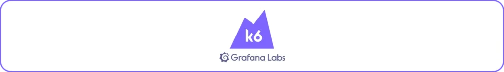 k6 logó modern performance és load testing eszközhöz